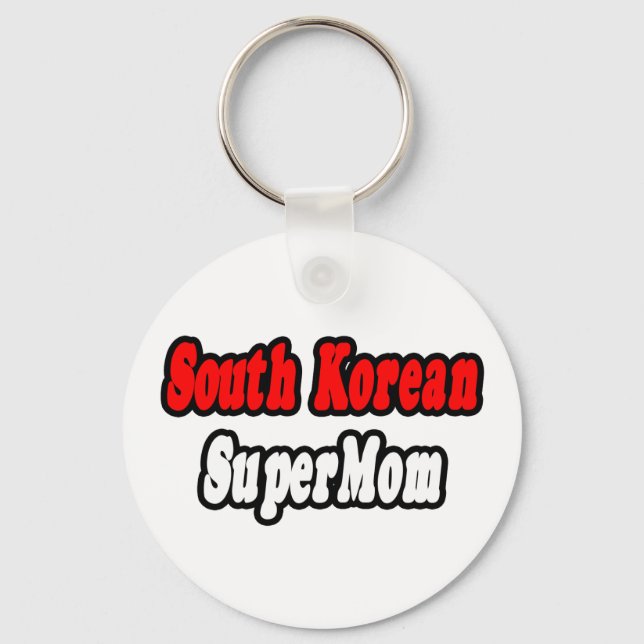 South Korean SuperMom Key Ring (Front)