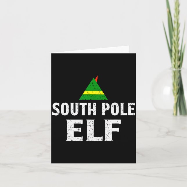 South Le Elf T Shirt Elf Shirts  Card (Front)