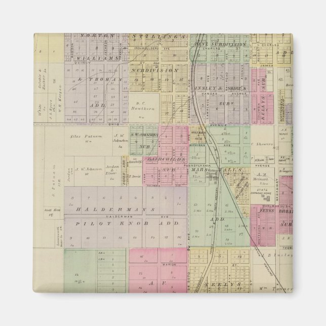 South Leavenworth, Kansas Magnet (Front)