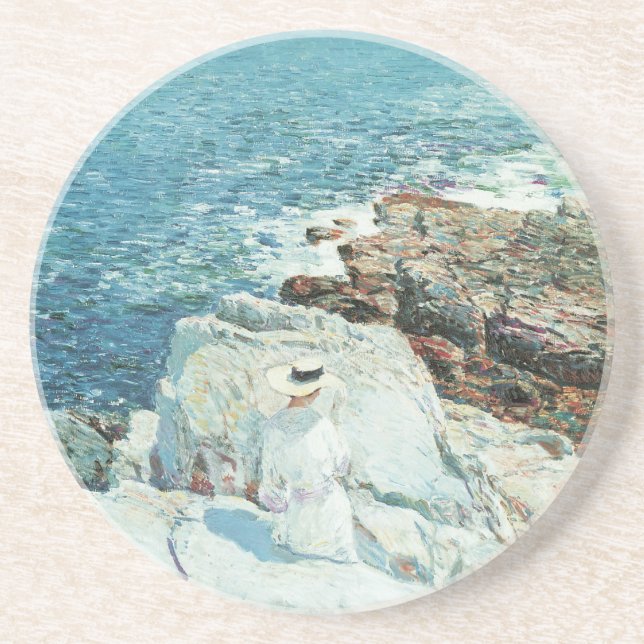 South Ledges, Appledore by Frederick Childe Hassam Coaster (Front)
