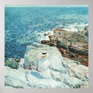 South Ledges, Appledore by Frederick Childe Hassam Poster
