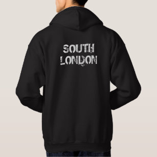South London - Mens Black Hoodie