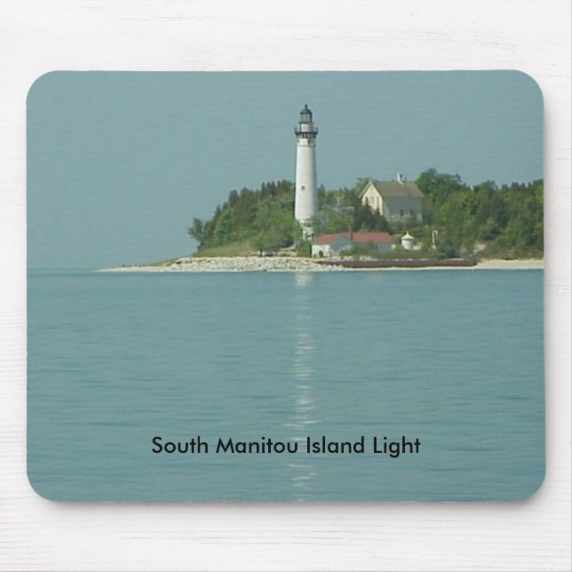 South Manitou Island Light Mouse Mat (Front)