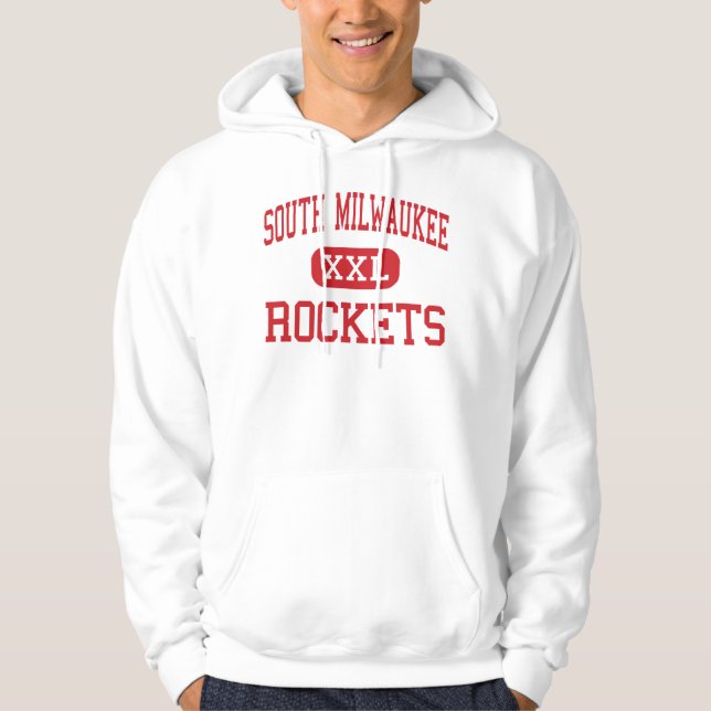 South Milwaukee - Rockets - High - South Milwaukee Hoodie (Front)