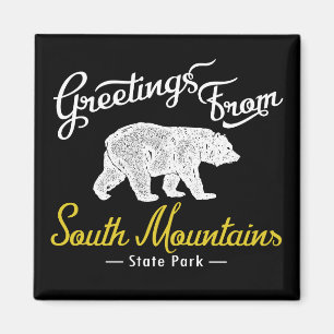 South Mountains State Park Bear Magnet