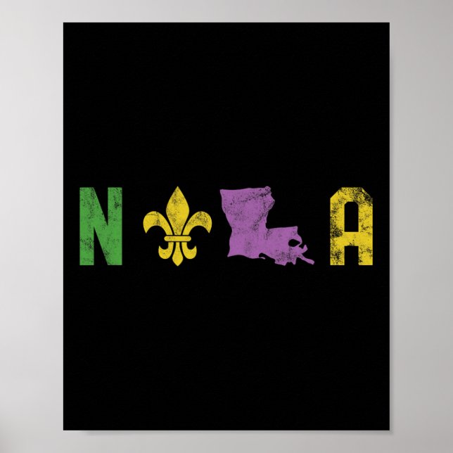 South Nola - Mardi Gras  Poster (Front)