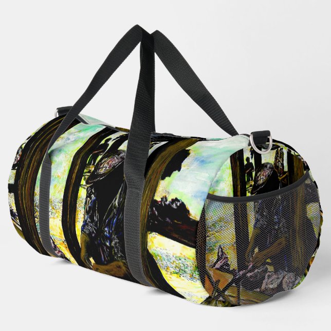 South of Heaven, West of Hell Duffle Bag (Right Corner)