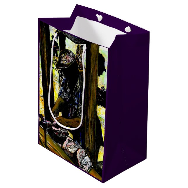 South of Heaven, West of Hell Medium Gift Bag (Front Angled)