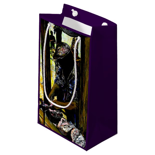 South of Heaven, West of Hell Small Gift Bag (Front Angled)