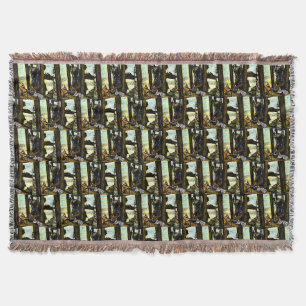 South of Heaven, West of Hell Throw Blanket