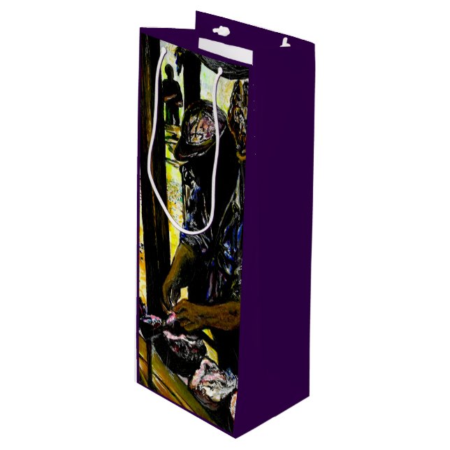 South of Heaven, West of Hell Wine Gift Bag (Front Angled)