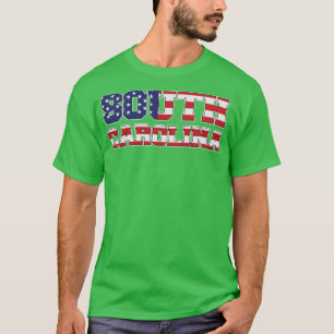 South olina USA Flag T-Shirt