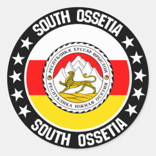 South Ossetia Classic Round Sticker
