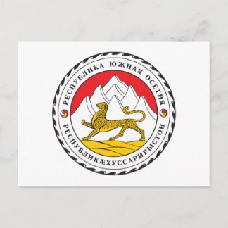 South Ossetia Coat of Arms Postcard