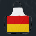 South Ossetia Flag Apron<br><div class="desc">Patriotic flag of South Ossetia.</div>