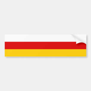 South Ossetia Flag Bumper Sticker