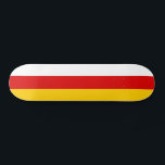 South Ossetia Flag Skateboard<br><div class="desc">Patriotic flag of South Ossetia.</div>