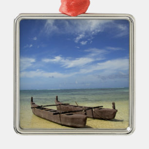 South Pacific, French Polynesia, Moorea. Metal Tree Decoration