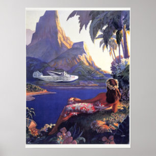 South Pacific Vintage Poster