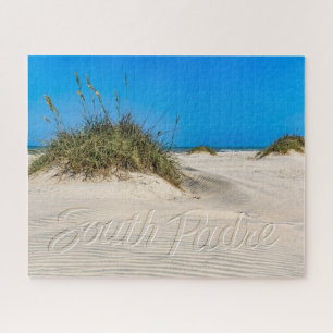 South Padre Island Sand Dunes with Graphic Jigsaw Puzzle