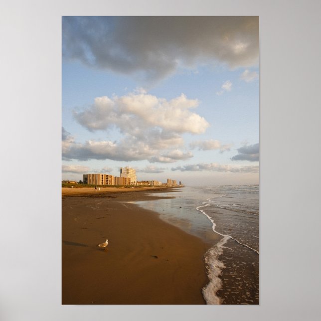 South Padre Island, Texas, USA resort hotels, Poster (Front)