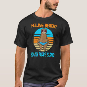 South Padre Island Vacation Fun Sloth T-Shirt