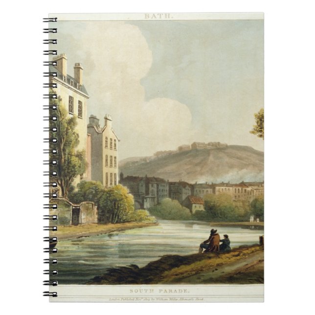 South Parade, from 'Bath Illustrated by a Series o Notebook (Front)
