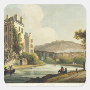 South Parade, from 'Bath Illustrated by a Series o Square Sticker