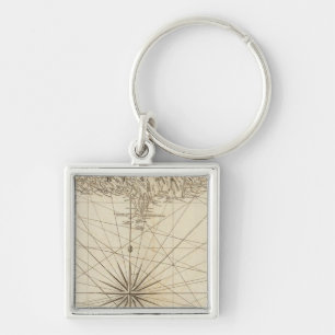 South part of St Domingo or Hispaniola Key Ring