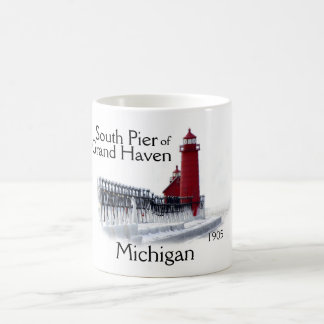 SOUTH PIER of GRAND HAVEN, MI Coffee Mug