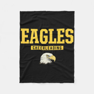 South Pike Eagles Logo Cheerleading Hs Fleece Blanket