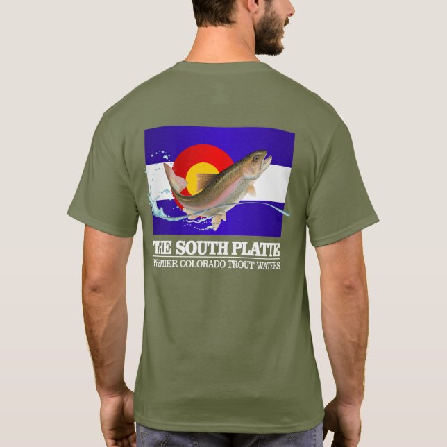South Platte River (Premier Trout Waters) T-Shirt (Back)
