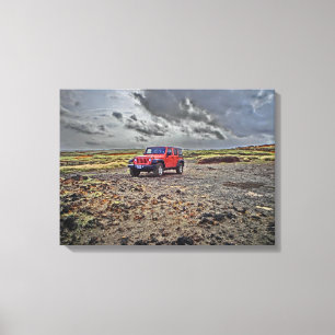 South Point Hawaii jeep adventure canvas art