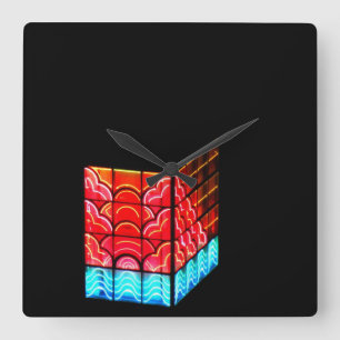 ~South Pointe Tower~ SOUTH POINTE TOWER, CUSTOMIZE Square Wall Clock
