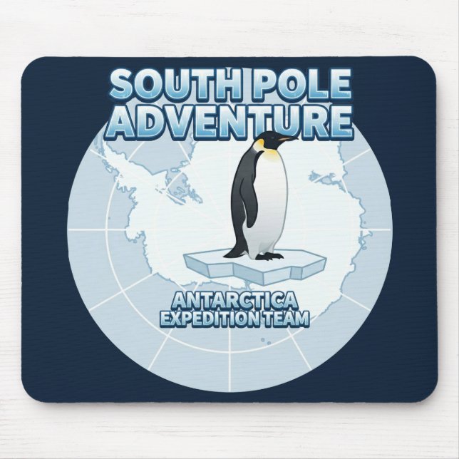 South Pole Adventure Antarctica Expedition Team Mouse Mat (Front)
