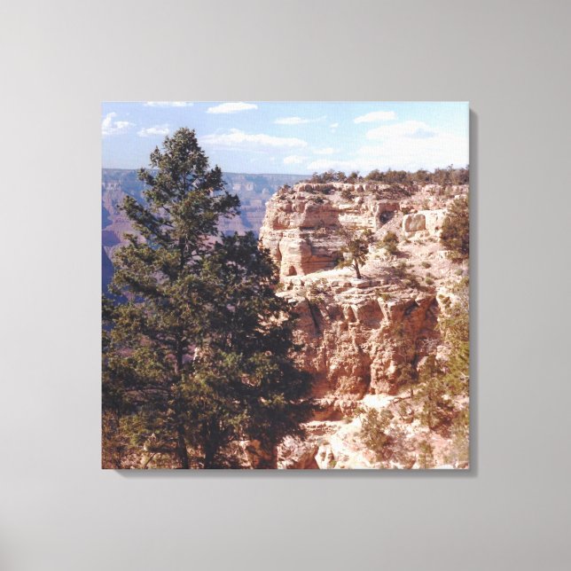 South Rim Grand Canyon Arizona Photo Designed Canvas Print (Front)