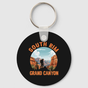 South Rim Grand Canyon Hiking Adventure Outdoor Key Ring