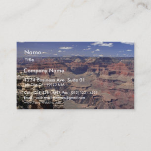 South Rim Of The Grand Canyon In Arizona Business Card