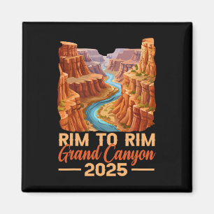 South Rim To North Rim Grand Canyon 2025 Hiking Ou Magnet
