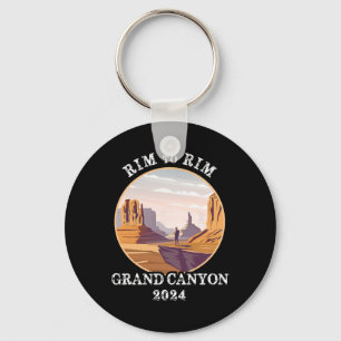 South Rim To North Rim Grand Canyon National Park Key Ring