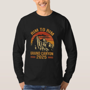 South Rim To North Rim Grand Canyon National Park T-Shirt
