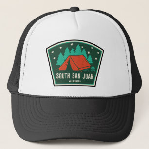 South San Juan Wilderness Colorado Camping Trucker Hat