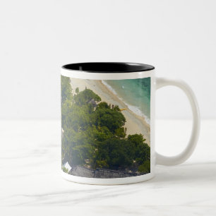 South Sea Island, Mamanuca Islands, Fiji Two-Tone Coffee Mug
