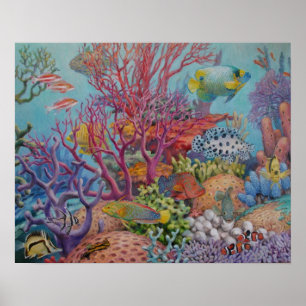 South Sea Reef Poster