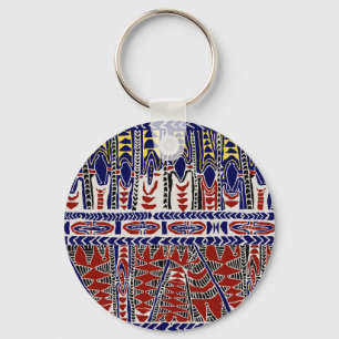 South Seas Samoa Batik Key Ring