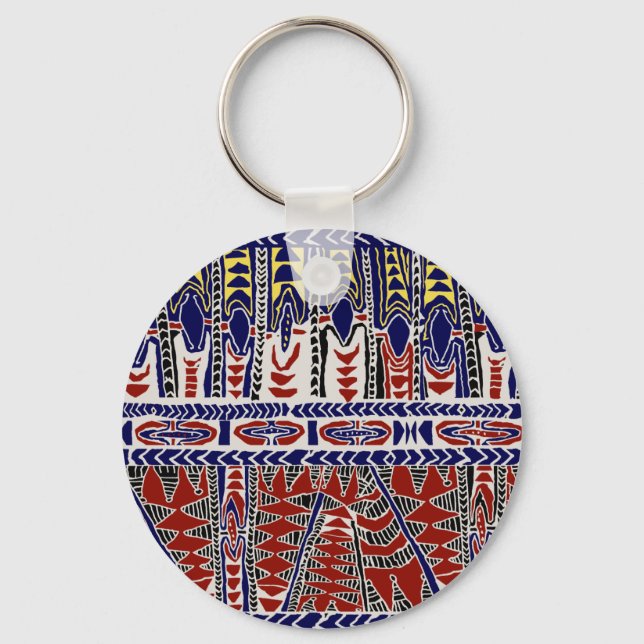 South Seas Samoa Batik Key Ring (Front)