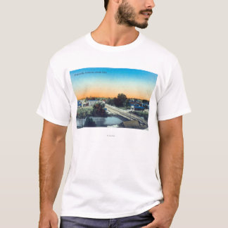 South Side Aerial View of TownPorterville, CA T-Shirt