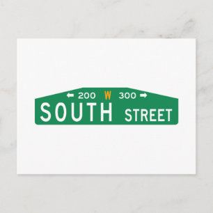South Street, Philadelphia, PA Street Sign Postcard