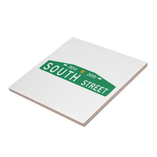 South Street, Philadelphia, PA Street Sign Tile