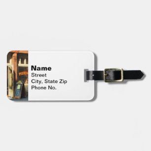South Street Seaport Pizzeria Luggage Tag